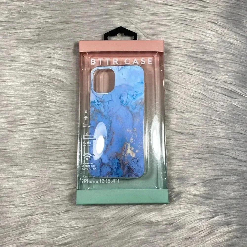 BTTR Cool Breeze Blue Marble iPhone Case
